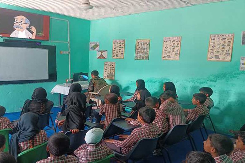 E-Vidyaloka and Indian Army Launch Digital Classroom in Jammu and Kashmir