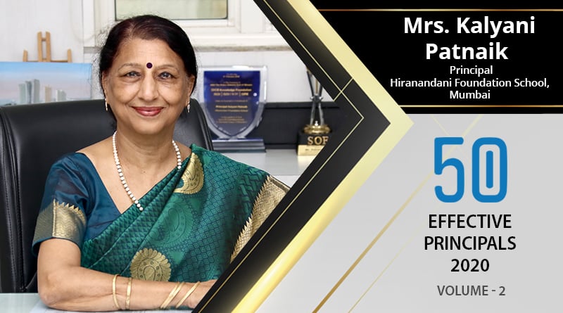 Effective Principals 2020 | Mrs. Kalyani Patnaik, Principal of Hiranandani Foundation School