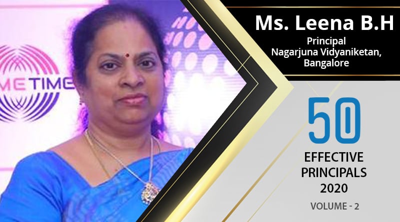 Effective Principals 2020 | Ms. Leena B. H, Principal of Nagarjuna Vidyaniketan