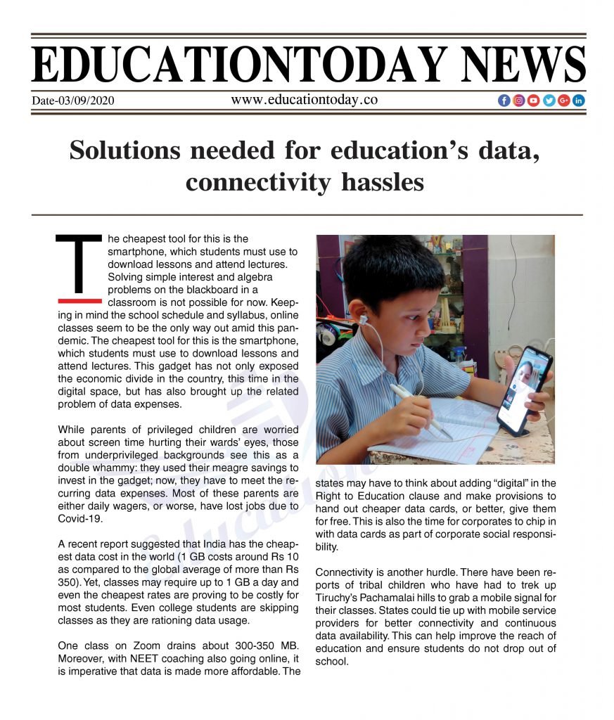 Solutions needed for education’s data, connectivity hassles