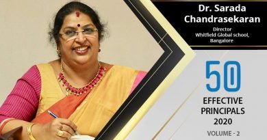 Effective Principals 2020 | Dr. Sarada Chandrasekaran, Director of Whitefield Global School