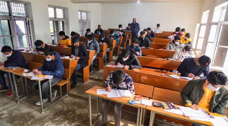Class 10 exams commence in J&K with adherence to Covid safety measures