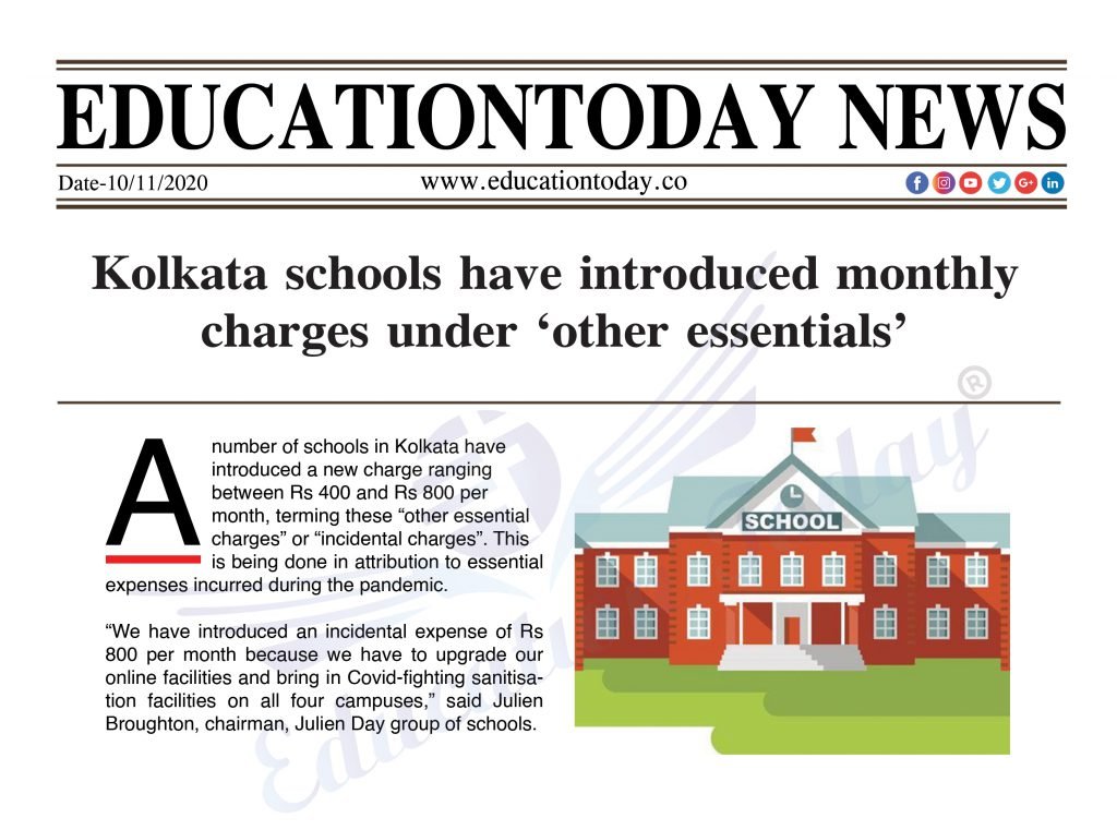 Kolkata schools have introduced monthly charges under ‘other essentials’ 