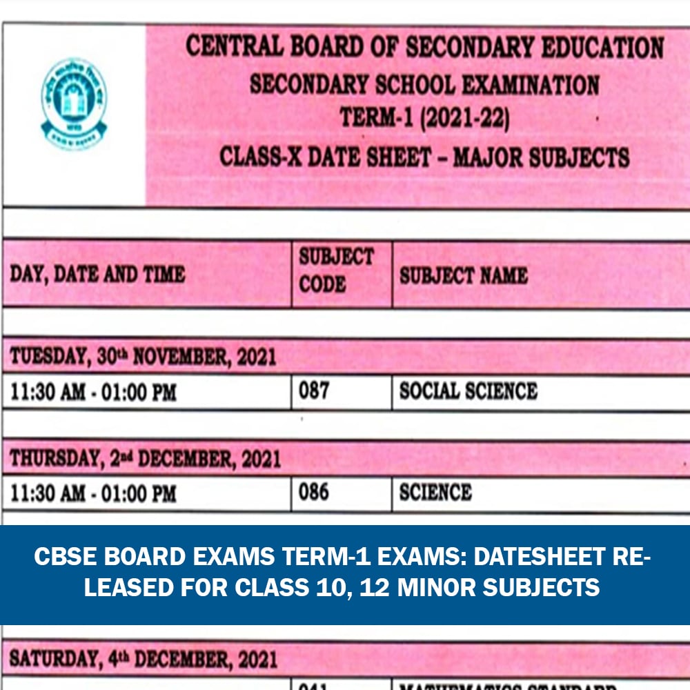 cbse-term-1-exams-datesheet-released-for-class-10-12-minor-subjects