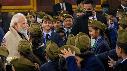 PM Modi interacts with youngsters on Parakram Diwas