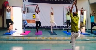 Usha Martin World School Patna Celebrates International Yoga Day with Enthusiasm