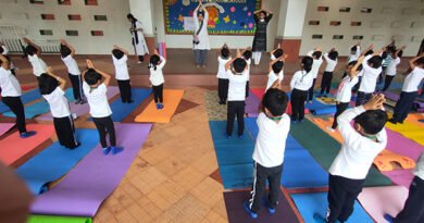 Delhi Public School Electronic City Celebrates 9th International Yoga Day with Great Enthusiasm